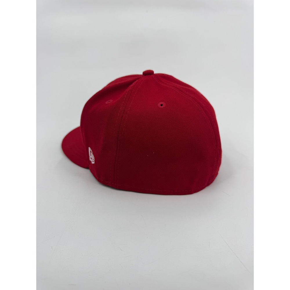 New Era 59FIFTY War Fitted Hat Red White Size 7 3/4 Cap 61.5cm - Picture 5 of 9